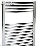 Grzejnik łazienkowy 40x70 CHROM prosty drabinka 216W 90°C